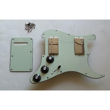 Custom 2011 Fender Blacktop Stratocaster HH Loaded Pickguard 5-Way Strat Mint Green