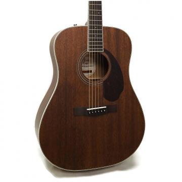 Custom Fender PM-1 Standard All Mahogany Paramount Series Dreadnought Acoustic Guitar w/ Case