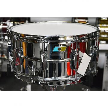 Custom Ludwig Supraphonic LM402 6.5&quot;x14&quot; Snare Drum - Blue and Olive badge