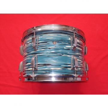 Custom Vintage 1970s Ludwig 13&quot; Oyster Blue 3-Ply Tom Drum