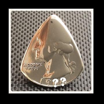 Custom USA quarter Coin Pick / Plectrum. Various Years. Round end