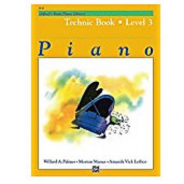 Custom Alfred's Basic Piano Library Level 3 - Technic