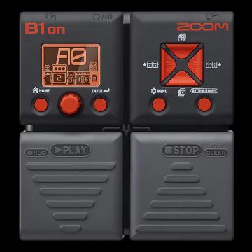 Custom Zoom B1on Bass Effects Pedal - Repack with 6 Month Alto Music Warranty!