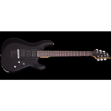 Custom Schecter C-6 Deluxe Electric Guitar Satin Black