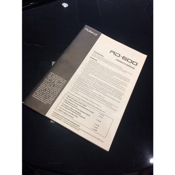 Custom Roland RD-600 Owner's Manual Book