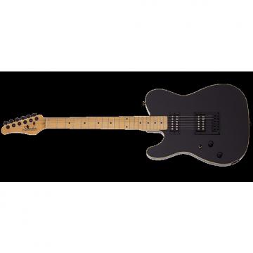 Custom Schecter PT Left-Handed Electric Guitar in Gloss Black Finish