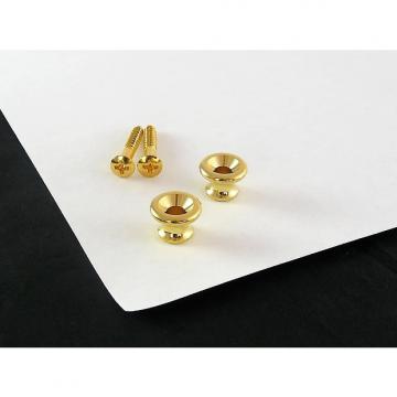 Custom Strap Button Gold Set of 2 w/ screws for Gibson AP 6695-002