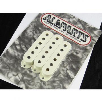 Custom Allparts Strat Pickup Covers Set 3 Parchment 2 1/16&quot; Spacing PC 0406-050