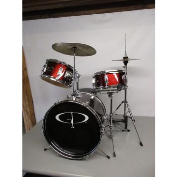 Custom GP Percussion 3 Pc Jr Drumset Red