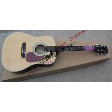 Custom Shop Martin D28 Natural Finish Acoustic Guitar Sitka Solid Spruce Top With Ox Bone Nut &amp; Saddler