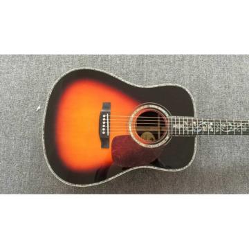 Custom Shop Martin D28 Chrome Hardware Tobacco Burst Acoustic Guitar Sitka Solid Spruce Top