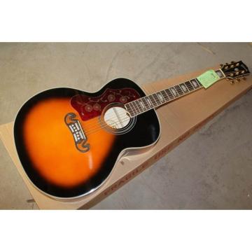 Custom Shop SJ200 Sunburst Acoustic Guitar Left Handed