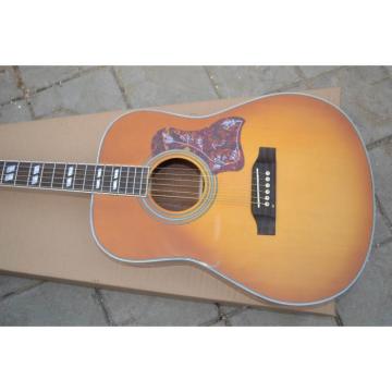 Custom Shop Hummingbird Dove Honey Color Acoustic Guitar
