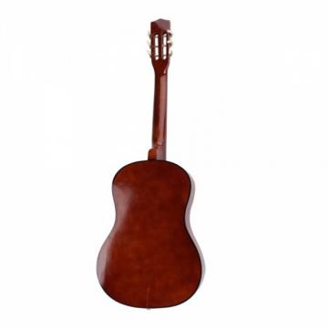 38&quot; Classical Acoustic Guitar Brown with Extra Guitar Tuner, 38&quot; Bag, 5 x Alice Picks, Strap, Guitar Strings Set