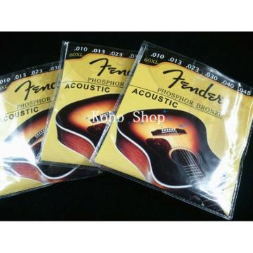 3 Sets Of Acoustic Guitar Strings 60XL