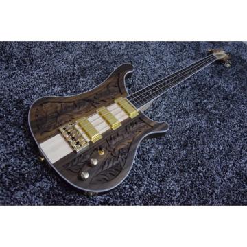 Walnut Body Lemmy Kilmister  Rickenbacker 4003 Matte Carved Natural Bass