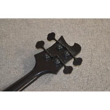 Project 4003 Black Star With Black Hardware 4 String Bass