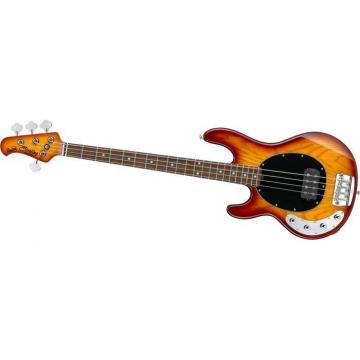 NEW STERLING RAY34LH-HB LEFT-HANDED HONEYBURST 4 STRING ELECTRIC BASS GUITAR