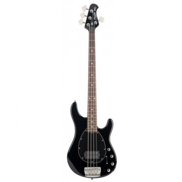 GREAT NEW STERLING MODEL SB14-BK BLACK GLOSS 4 STRING ELECTRIC BASS GUITAR