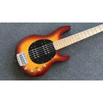 Custom Sunburst Music Man Sting Ray 5 Bass 9 V Battery Passive Pickups