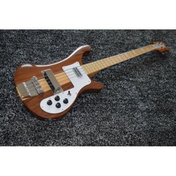 Custom Walnut Natural 4003 Neck Thru Body Construction 4 String Bass