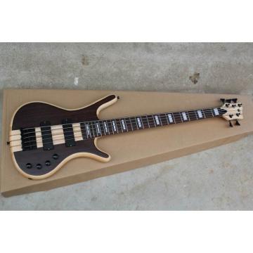 Custom Shop Warwick Corvette 5 Strings Brown Electric Bass