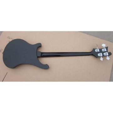 Custom Shop Rickenbacker 4001 Jetglo Black Bass No Fretboard Bindings