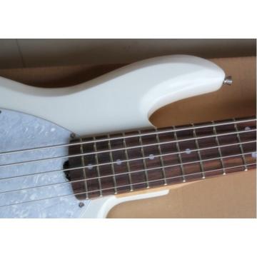 Custom Shop MusicMan Arctic White 5 Strings Electric Bass