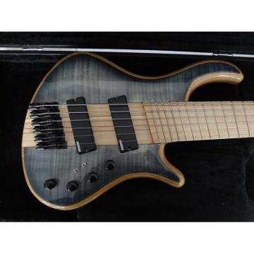 Custom Shop Gray Burst Flame Maple Top Patriot 6 String Bass