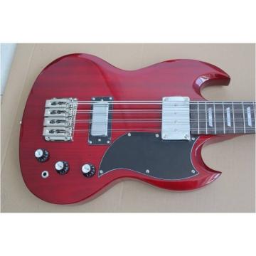 Custom Shop EB-3 SG Standard Burgundy 8 String Bass