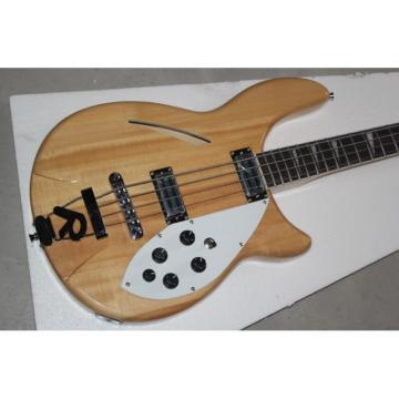 Custom Shop 4005 Rickenbacker Left Handed Naturalglo Semi Hollow Bass