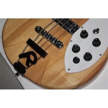 Custom Shop 4005 Rickenbacker Left Handed Naturalglo Semi Hollow Bass