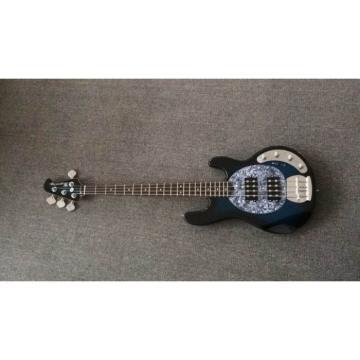 Custom Shop 4 String Blue StingRay Bass Blue Pearloid Pickguard