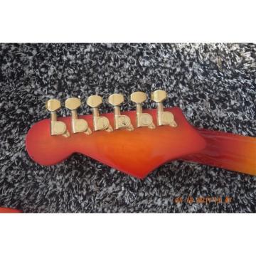 Custom Shop 4 String Bass 6 String Guitar Double Neck Cherry Sunburst