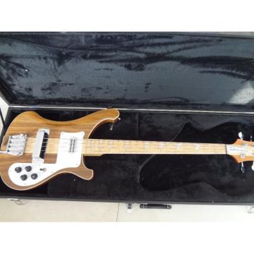 Custom Rickenbacker Walnut Natural 4003 Neck Thru Body 4 String Bass