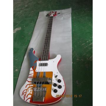 Custom Rickenbacker Paul McCartney's 1964 4001 Bass Psychedelic Paint