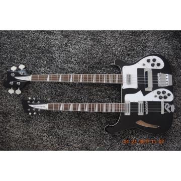 Custom Made 4003 Double Neck Mike Rutherford of Genesis 4 String Bass 6/12 String Option Guitar