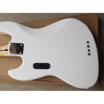 Custom Fender Jazz Bass Alpine White Color