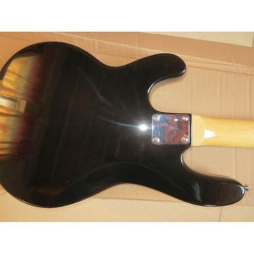 Custom Black With Red Pickguard Music Man 4 String Bass