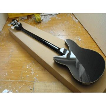 Custom Black 4 Strings Rickenbacker 330 Hollow Bass