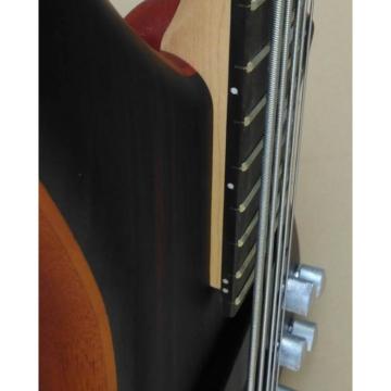 Custom Shop Sapelle Rosewood Top Natural 5 String Electric Bass Wenge