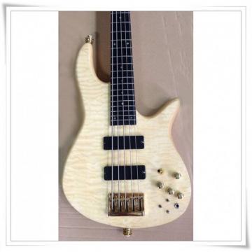 Custom Shop Natural Flame Maple Top 5 String Bass