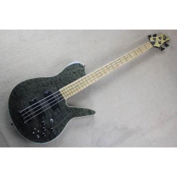 Custom Shop Fordera Gray Quilted Maple Top Delux 4 String Bass