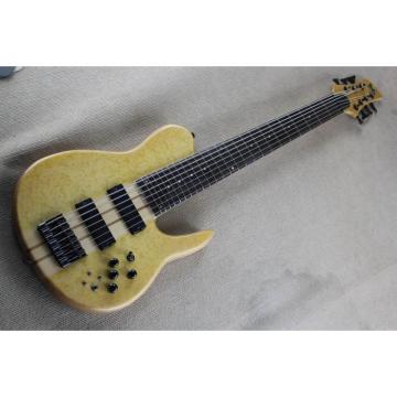 Custom Shop Fordera Birds Eye 7 String Bass Natural