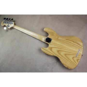 Custom Shop Ash Wood 5 String Jazz Bass Red Pearloid Pickguard