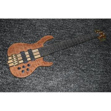 Custom Shop 6 String Natural Maple Top Ken Smith Electric Bass