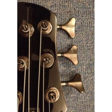 Custom Shop 6 String Burgundy Electric Bass