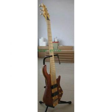 Custom Shop 5 Strings Natural Wood Neck Through Body Bass