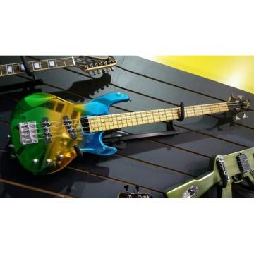 Custom Shop 4 String Bass Chrome Electroplating Painting Multi Colored