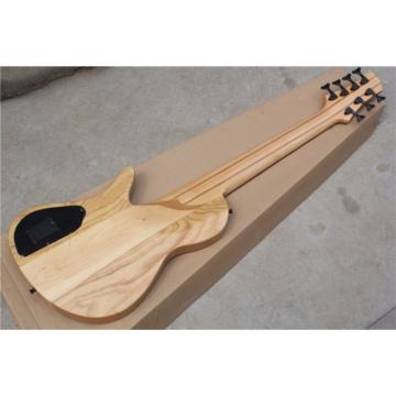 Custom Ash Wood Neck Through Body Birds Eye 7 String Bass